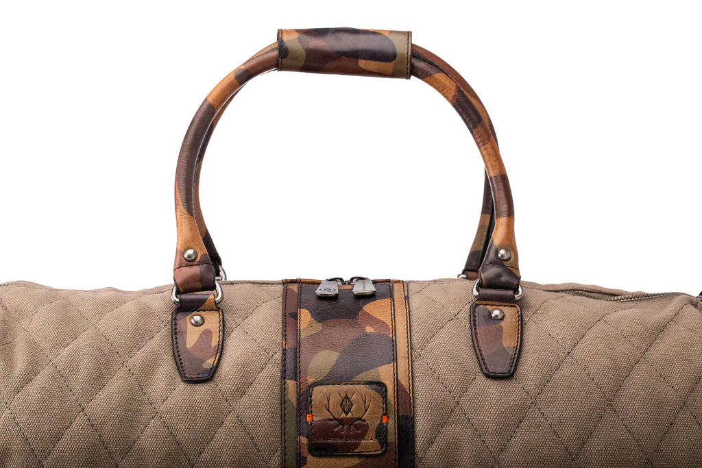 Woodland Quilted Oxford Canvas Duffel by Martin Dingman